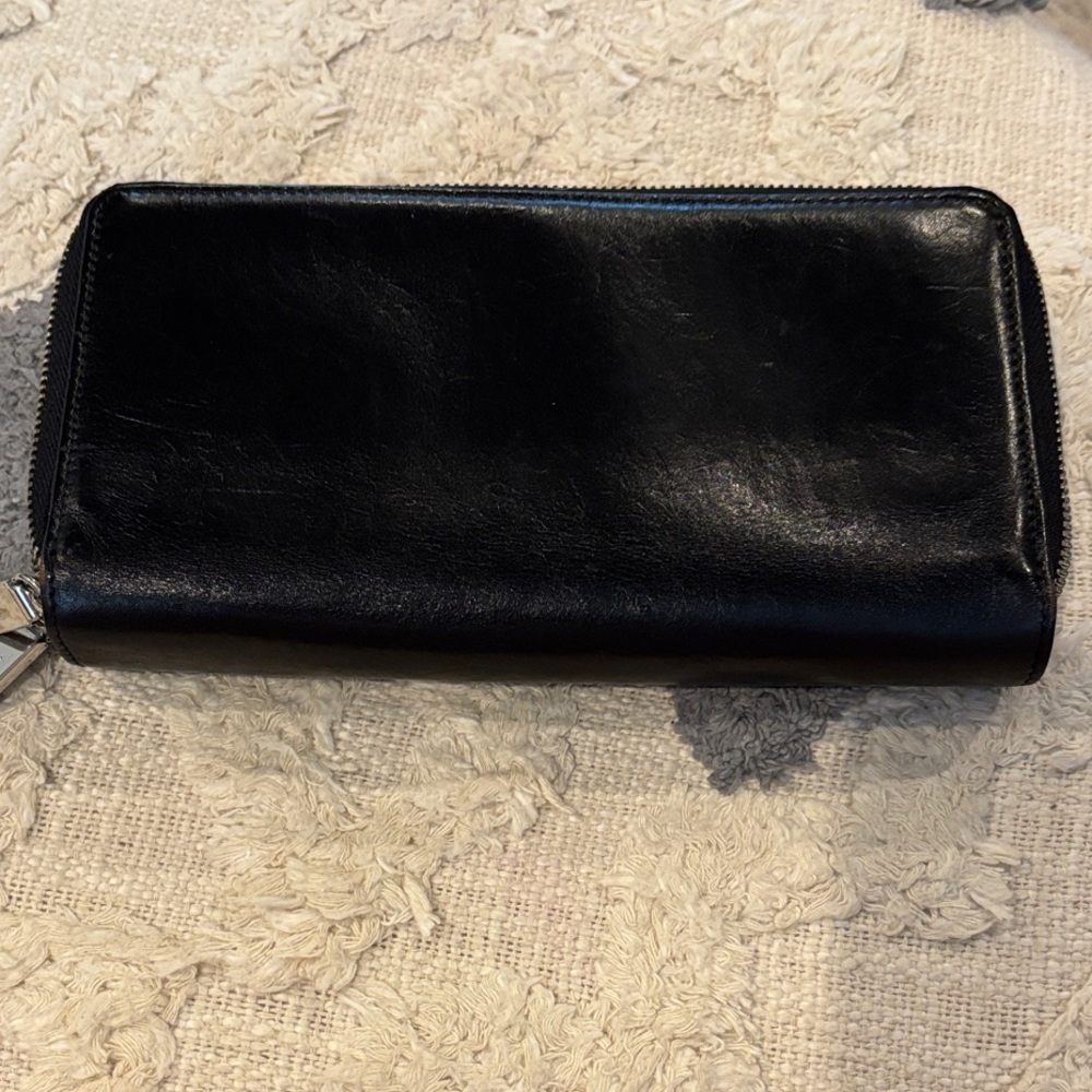 HOBO Black Leather Wallet